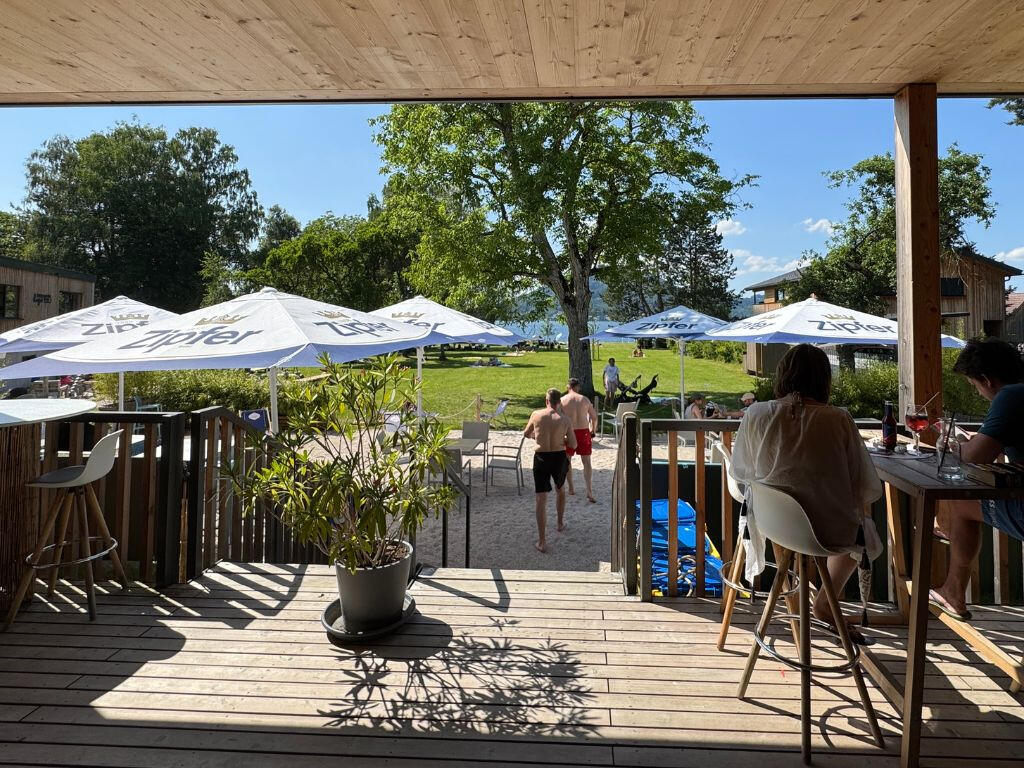 Das Badehaus am Attersee